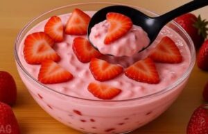 Sobremesa Cremosa de Morango