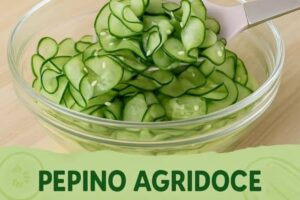 Essa receita de Pepino Agridoce Sunomono é tão deliciosa que todo mundo pede bis