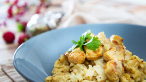 Risoto de Frango com Queijo: Simples, Cremoso e Irresistível