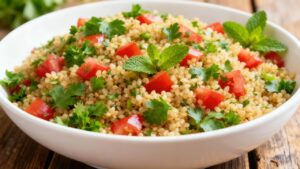 A salada que faz qualquer almoço parecer viagem ao Oriente Médio