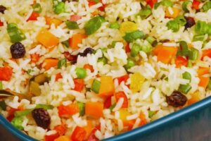 Arroz à Grega Cremoso e Colorido