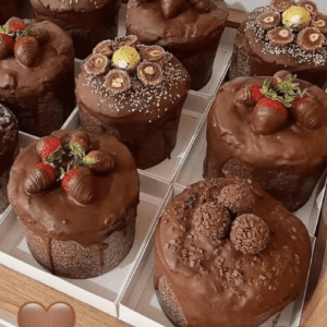 Panetone Trufado Cremoso com Recheio que Escorre Chocolate Nestlé em 30 Minutos