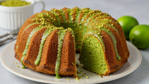 Um bolo que parece ter sido pintado pela natureza