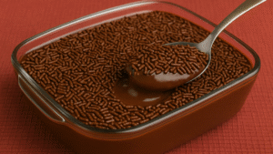 Um brigadeiro tão macio que parece abraçar a língua com cada colherada
