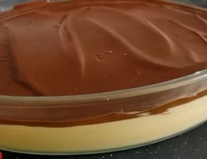 Sobremesa Cremosa com Ganache – Ver Receita
