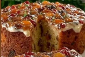 Bolo Natalino com Frutas – Ver Receita