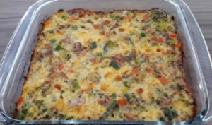 Torta de Legumes com Presunto