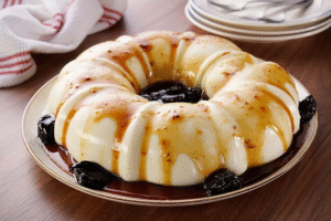 Quando Sirvo Esse Manjar de Coco com Calda de Ameixa, Até Quem Diz que Não Gosta de Doce Repete Três Vezes