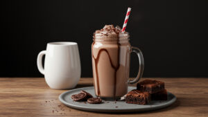 O chocolate que virou sobremesa líquida e ainda vem com chantilly se quiser