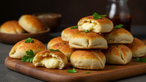 Pequenas massinhas fofas que chegam quentinhas, cheias de queijo e impossível de comer só uma