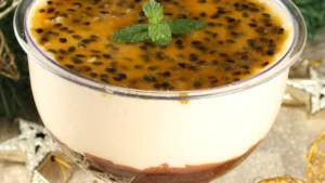 Delícia refrescante: prepare uma torta de maracujá e chocolate irresistível