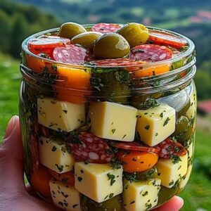 Como Fazer Picles Caseiro com Queijo, Salame e Azeitonas: Uma Receita Rápida e Irresistível