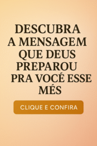 Veja a mensagem que Deus preparou pra você pra esse mês de DEZEMBRO