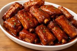 Costelinha de Porco na Pressão Suculenta Que Derrete na Boca