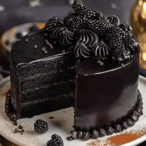 Bolo Veludo Negro Luxuoso com Cobertura Cremosa de Cream Cheese Nestlé em 1h15