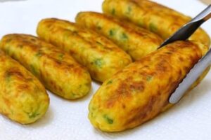 Preparei esses Bolinhos de Abobrinha com Queijo e todo mundo pediu bis