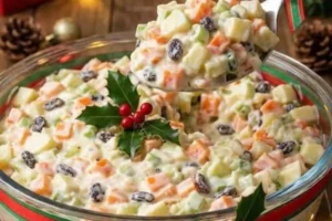 Salada Olivier Original: A Receita Rápida Que Vira Vício e Faz Todos Brigarem Pela Última Colherada!