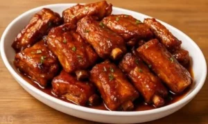 Desmanchando na Boca: Costelinha de Porco na Panela de Pressão com Molho Barbecue Caseiro – Receita Suculenta e Fácil para o Fim de Semana!