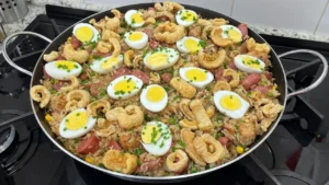 Paella Caipira Completa: Receita Deliciosa com Frango, Costela e Linguiça – Receita Divina