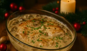 Bifes de Frango Cremosos com Cogumelos e Molho de Natas: A Receita Fácil e Deliciosa que Vai Transformar Seu Jantar em um Banquete!