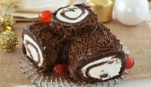 Tronco de Natal Sem Forno: A Receita Mais Fácil e Deliciosa Para Surpreender Neste Fim de Ano!