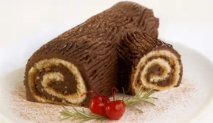 Tronco de Natal de Chocolate Caseiro Que Fica Pronto em Minutos: A Receita Mais Fácil e Deliciosa Para Uma Ceia Inesquecível!