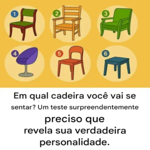 Descubra o Seu ‘Sabor’ de Personalidade: O Que Sua Escolha de Cadeira Revela Sobre Você de Forma Leve e Curiosa