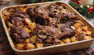 Borrego Assado no Forno que Desmancha na Boca: Receita Portuguesa Divina para um Almoço Inesquecível em Família