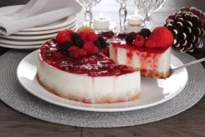 Cheesecake de Nozes e Frutas Vermelhas: A Receita Irresistível, Fácil e Refrescante para Celebrar!