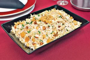 Arroz crocante com champanhe e frango – Guia da Cozinha