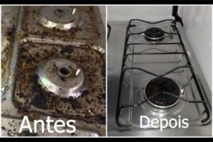 Essa receita caseira deixa o fogão tão brilhante que parece recém-comprado