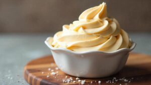 Este sorvete de queijo fica tão cremoso que parece mistura de sobremesa gelada com fondue secreto