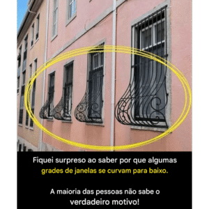 Por que algumas janelas têm barras curvas? Descubra o segredo por trás desse detalhe!
