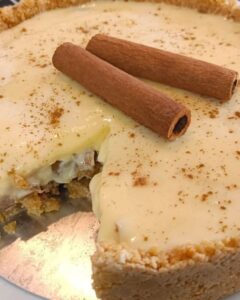 Torta de Maçã com Biscoito Maizena cremosa e irresistível!