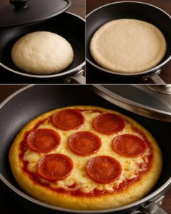 Como Fazer uma Pizza de Frigideira Simples e Rápida Que Vai Deixar Todo Mundo Pedindo Mais!”