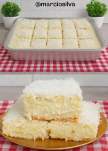 Receita Irresistível: Sobremesa Cremosa de Coco Que Vai Deixar Todo Mundo Pedindo Mais!