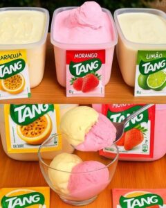 Sorvete Caseiro com Tang: Uma Receita Simples e Irresistível!