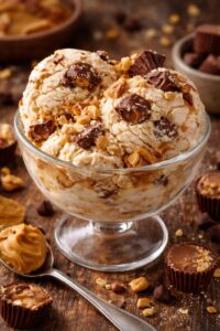 Sorvete Sem Açúcar de Amendoim e Chocolate