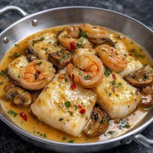 Peixe com Camarões e Molho Cremoso: A Receita Perfeita Para Surpreender!