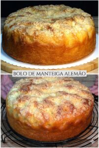 O Melhor Bolo de Manteiga Alemão Que Você Já Vai Fazer – Receita Irresistível!
