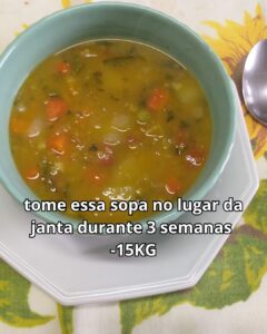 Sopa Detox Para Emagrecer e Desinchar: Uma Refeição Leve e Super Nutritiva!