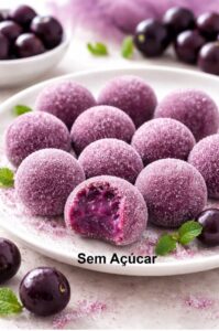Esse Docinho de Uva Sem Açúcar Está Virando Febre – Cremoso por Dentro, Geladinho e Irresistível!
