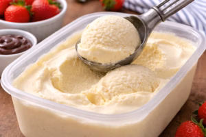 Sorvete Caseiro Simples Que Fica Cremoso de Verdade