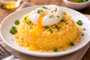 Cuscuz com Ovo Molinho Igual ao de Casa (Fácil e Rápido)