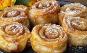 Rolinho de Canela com Maçã