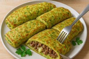 Panquecas de Abobrinha Recheadas com Carne Moída: Aquela Delícia Irresistível e Super Suculenta que Derrete na Boca