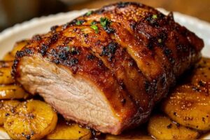 Pernil Assado Douradinho que Perfuma a Casa Inteira