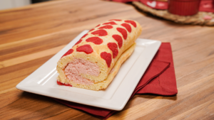 Quando eu fiz esse Rocambole estampado, até minha sogra pediu pra repetir!