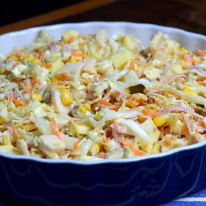 Receita de Salpicão de Repolho Cremoso em 30 Minutos com Nestlé