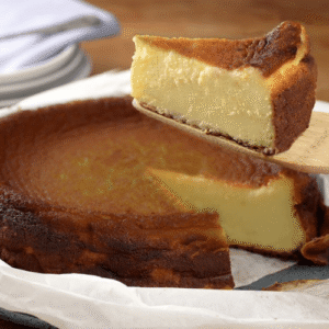 Torta de Queijo Basca Cremosa em 50 Minutos com Nestlé